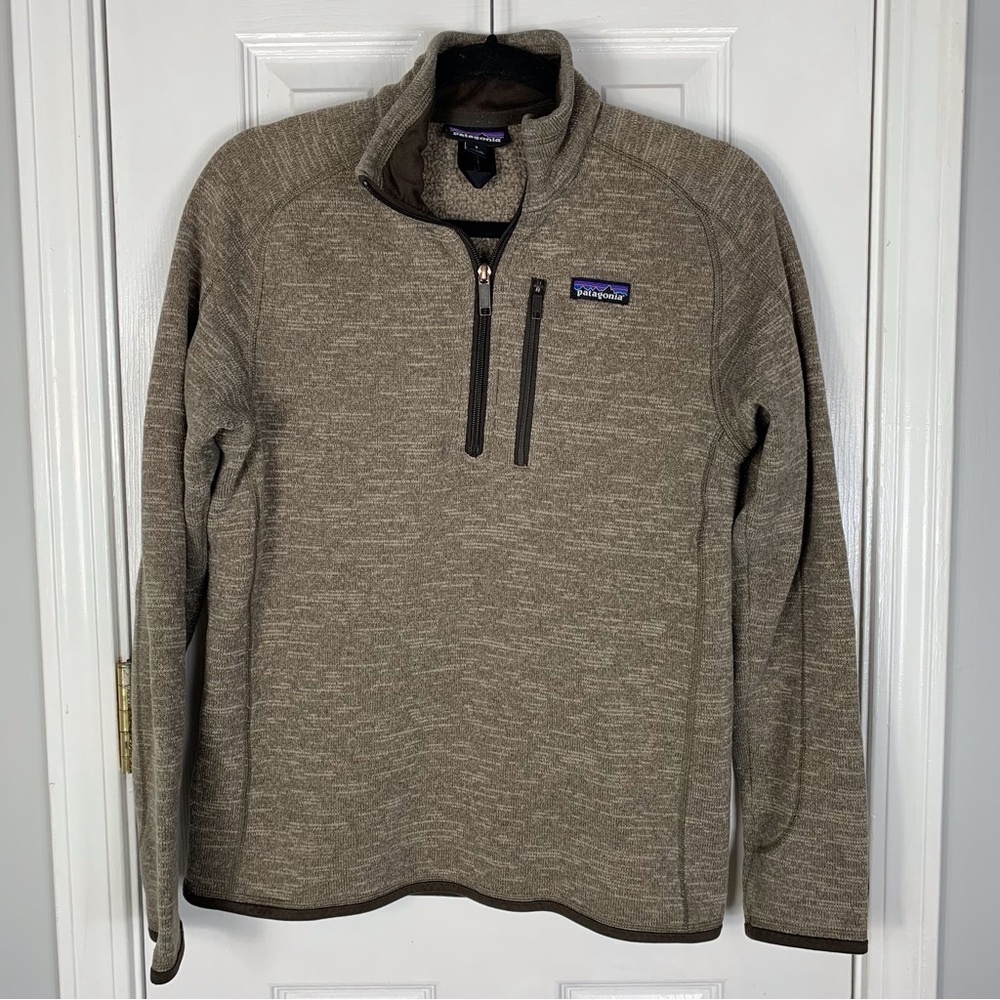 Patagonia Better Sweater Quarter Zip Pullover Men Size Small - Picture 1 of 3